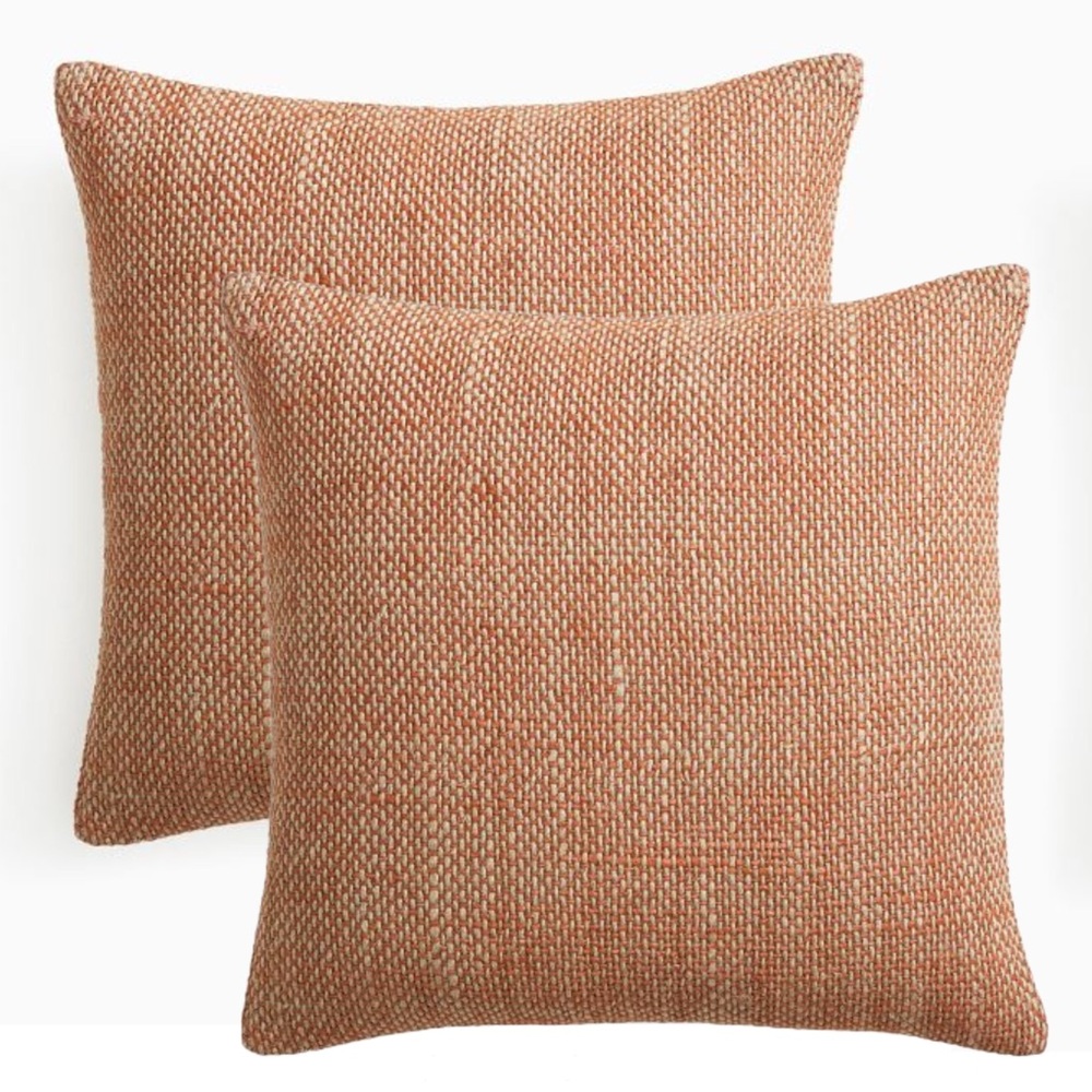 NWT • West Elm Linen Throw Pillow Covers